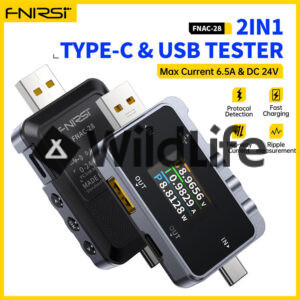 FNIRSI FNAC-28 2 IN 1 C-tüüpi USB-tester 6.5A