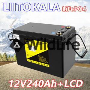 12,8V 240Ah LiFePO4 aku + LCD