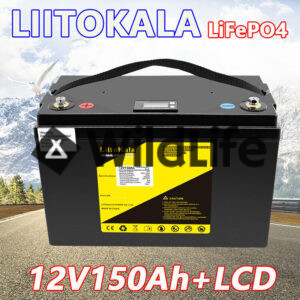12,8V 150Ah LifePO4 aku + LCD