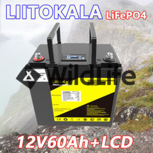12,8V 60Ah LifePO4 aku + LCD