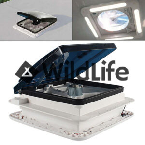 Katuseluuk ventilaatoriga- LED - 280 mm * 280 mm