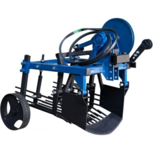 Kartulikaevaja - kaevamisvarustus (ekskavaator) rihmülekandega ja teise ekstsentrikuga motoblokile