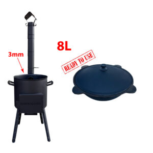 Komplekt 8 L Kasutusvalmis N5 (Ahi 3 mm + boiler 8L)