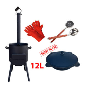 Komplekt 12 L Kasutusvalmis N2 (Ahi + pada 12L + lusikas 47cm + tass 47cm + kindad)