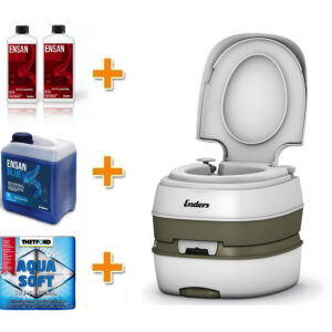 Kaasaskantav tualett Enders Deluxe komplekt BLUE XL (50 täitepakendit)
