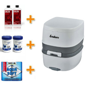 Kaasaskantav tualett Enders Supreme komplekt Tabs blue XL