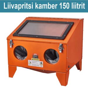 Liivapritsi kamber 150L, komplektis püstol ja otsikud 4tk.