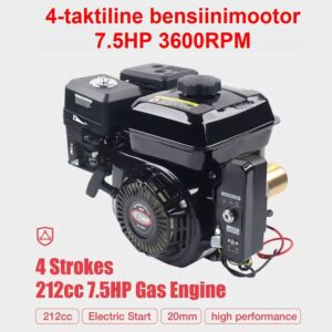 Bensiinimootor 4-taktiline, 210CC 3kW 7.5HP, el.starteriga