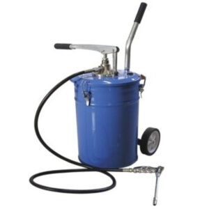 Õlipump ratastega. Kandevõime 20 kg.