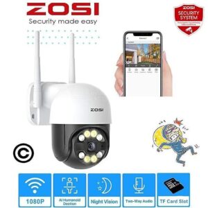 Wifi 3MP pööratav valvekaamera välitingimustesse ZOSI 1080P