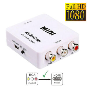 Audio-Video muundur konverter RCA-HDMI 1080p