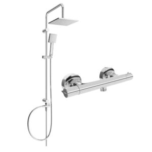Tord- pealesurutav duššikomplekt vihmuti ja termostaatilise dušisegistiga Slim