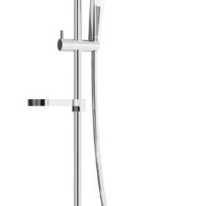 KX05 pealispaigaldatav duššikomplekt vihmaduši ja termostaatseguriga, kroom/valge