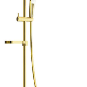 KX05 pealpaigaldatav duššikomplekt vihmaduši ja termostaatkraaniga, kuldne/valge