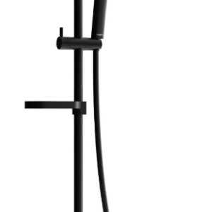 KX33 pealispind duššikomplekt koos vihmaduši ja termostaatilise segistiga, must