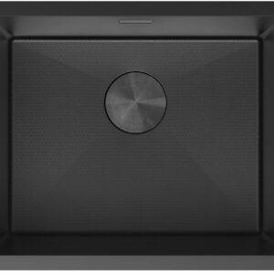 Trixo- terasest köögivalamu 1-kambriline 540 x 440 mm, must HC