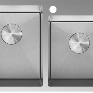 Xorin- roostevaba kauss, 2-kambriline valamu 780 x 450 mm