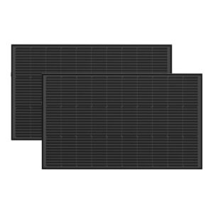 Fotogalvaaniliste paneelide komplekt 2x EcoFlow 100W (jäik struktuur)