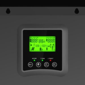 Green Cell päikesepaneelide inverter, võrguühenduseta muundur MPPT päikeselaadijaga, 24VDC 230VAC 2000VA/2000W, puhas siinus