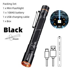 EDC metallist taskulamp 5W