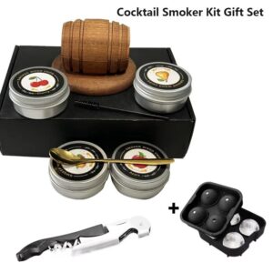 Viski suitsutamise komplekt, puidulaastudega