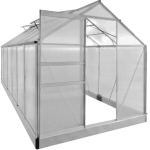 Polükarbonaadist kasvuhoone 7.22m² (1.9x3.8m)
