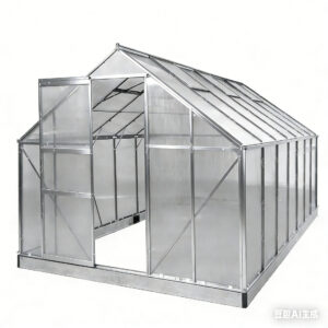 Polükarbonaadist kasvuhoone 10.75m² (2.5x4.3m)