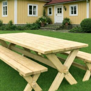 Puidust aiamööbli komplekt