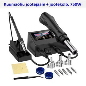 Kuumaõhu jootejaam 750W + jootekolb 80W