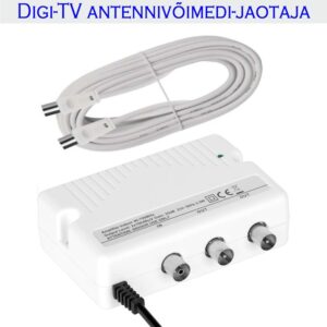Digi-TV antennivõimedi-jaota​ja, UHF/VHF/FM 20dB
