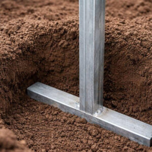 T-kujuline tugi kasvuhoonetele