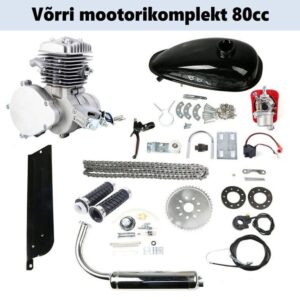 Võrri mootorikomplekt 80cc CDI (D6/D8 koopia)