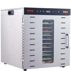 Toidukuivati ​​roostevabast terasest, 1000 W