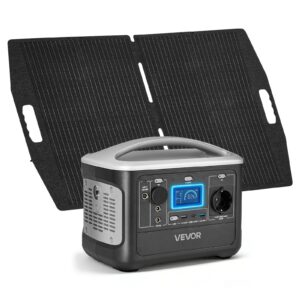 Kaasaskantav akujaam 600W + päikesepaneelide komplekt 100W