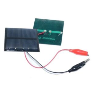 Päikesepatarei - 0,45 W 3 V - 55 x 60 x 3 mm - Päikesepaneel - päikeseenergia - fotogalvaaniline paneel - pv