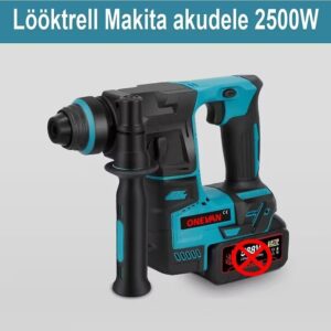 Lööktrell Makita 18V akudele 2500W / 6200ipm , 2 tööreziimi