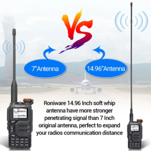 AM-771 õhusagedusala SMA-emasantenn 108-136MHz - 48cm