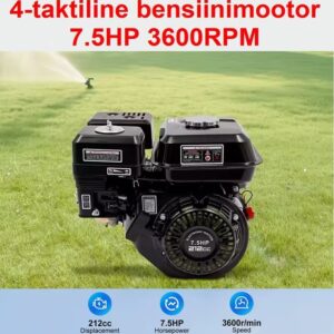 Bensiinimootor 4-taktiline, 210CC, 7.5HP, käsistarteriga