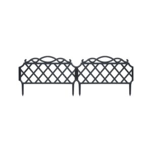Dekoratiivne piirdeaed, 79,5 x 4 x 29,8 cm, 5 tk