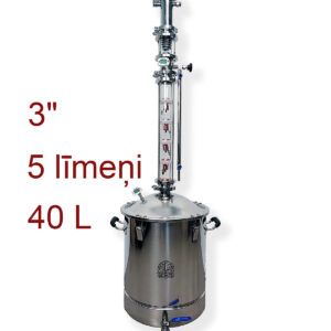40L 3″ 5 tasemega CRISTAL SPIRIT vaskkattega, alaldiseade (TEN-i väljundiga)